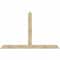 Ekena Millwork Portland Rough Sawn Timber Gable Bracket, Douglas Fir, 96"W x 60"H x 2"D x 6"F, 15/12 Pitch GBW096X60X0206POR00RDF - alternate 1